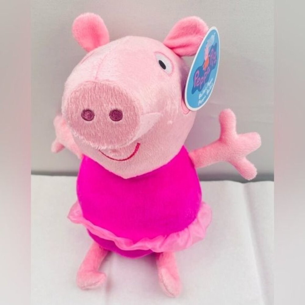Cute Peppa pig ballet plush 9” - Picture 1 of 9